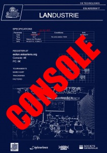 Affiche - LANdustrie – Place Console